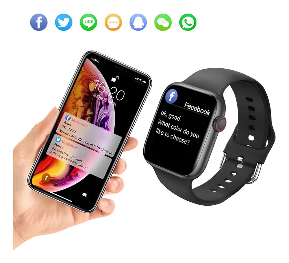SMART WATCH T500 - “¡Descubre el Smartwatch T500” – desperta curiosidade e interesse imediato.