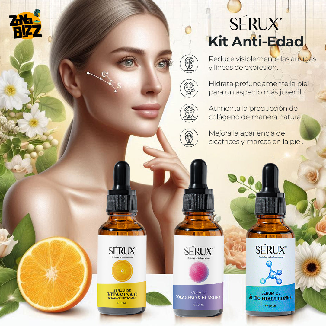“SÉRUX Anti Edad: Piel Firme, Hidratada y Radiante en Pocas Semanas”