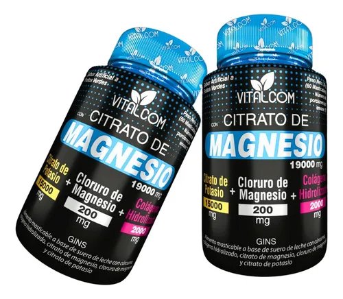 CITRAT0 DE MAGNESIO  VITALCOM  - ✨ Recupera tu Energía y Bienestar con Citrato de Magnesio Vitalom ✨