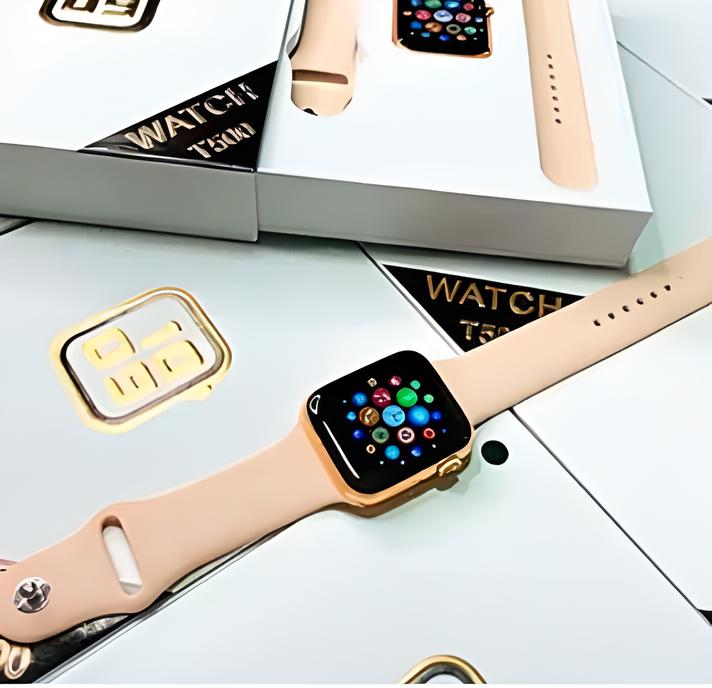 SMART WATCH T500 - “¡Descubre el Smartwatch T500” – desperta curiosidade e interesse imediato.